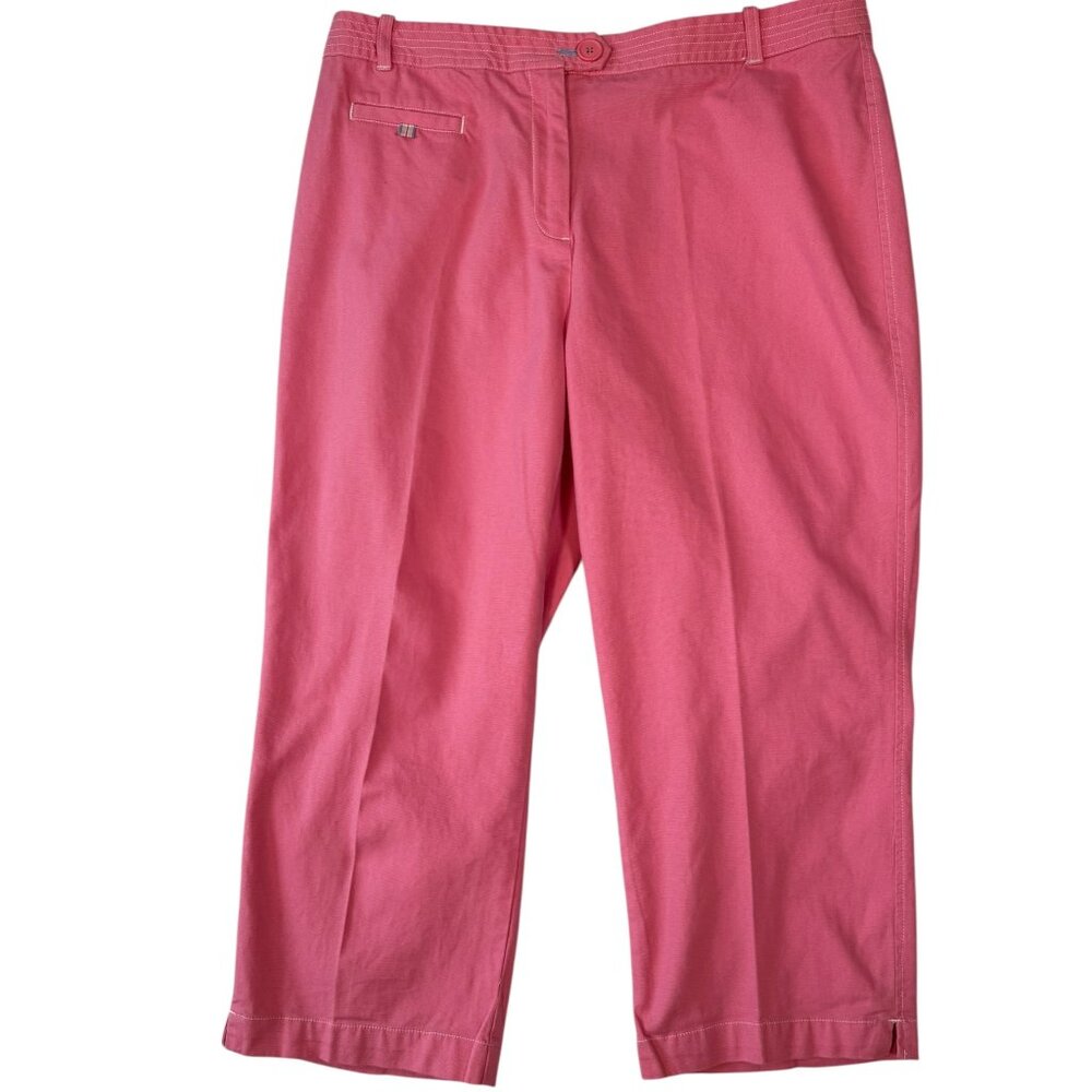 Liz Claiborne Crazy Horse Pink Pant - Spring Ready Sz 16
